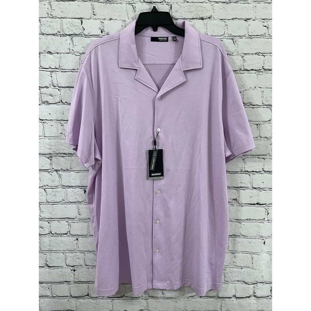 MURANO MENS BIG AND TALL BUTTON DOWN SHIRT  SIZE 2XB‎